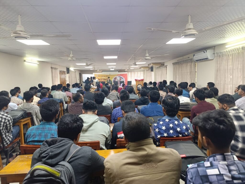 রম্য এবং নান্দনিক আমেজে অনুষ্ঠিত নিটার ডিবেটিং সোসাইটির ১৪ ব্যাচের ওরিয়েন্টেশন