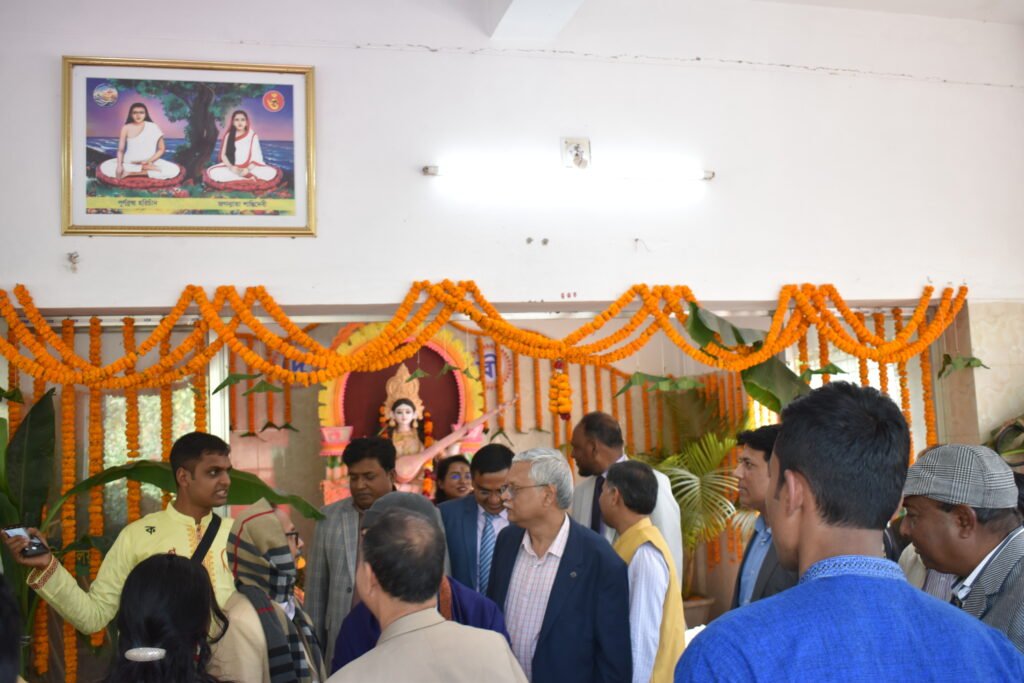 রাজশাহী বিশ্ববিদ্যালয়ে বাণী অর্চনা অনুষ্ঠিত
