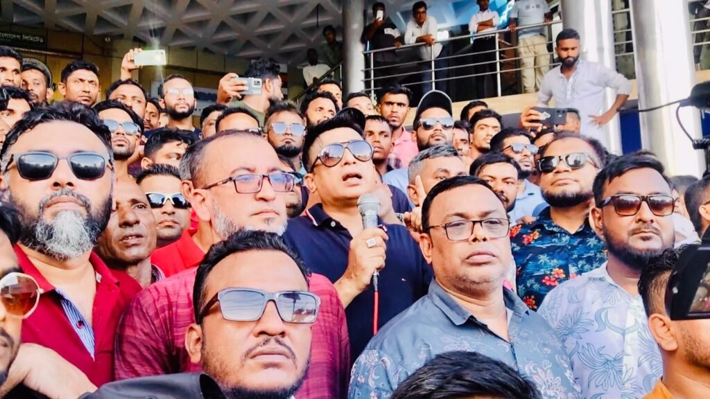 মৌলভীবাজারে যুবদলের বিক্ষোভ মিছিল